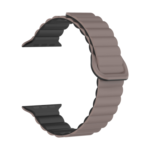 Bracelete Silicone Inmove Apple Watch Magnetic 38/40/41/42mm Chocolate/Preto