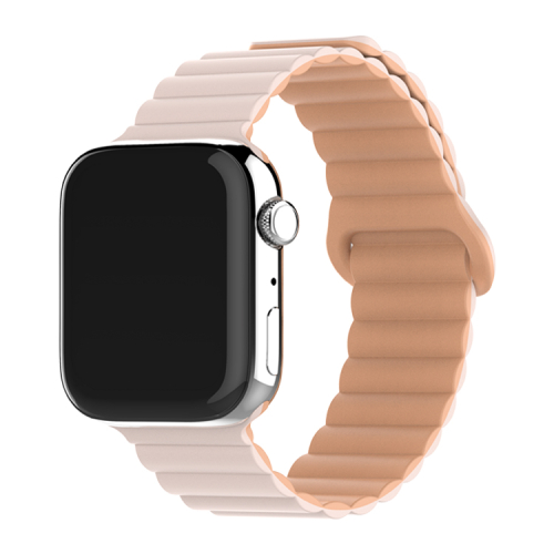 Bracelete Silicone Inmove Apple Watch Magnetic 38/40/41/42mm Pink Oxford/Rose Whispwer