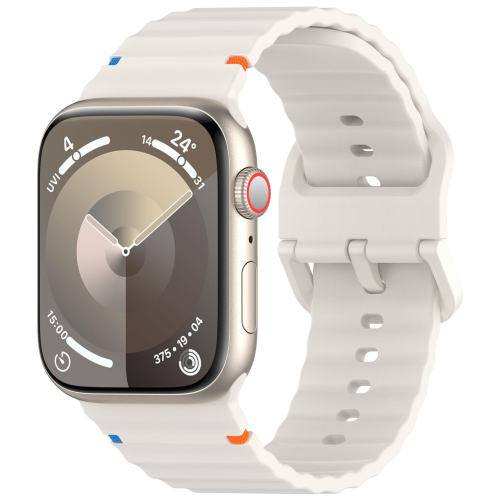 Bracelete Inmove Apple Watch Silicone Band 38/40/41/42mm StarLight