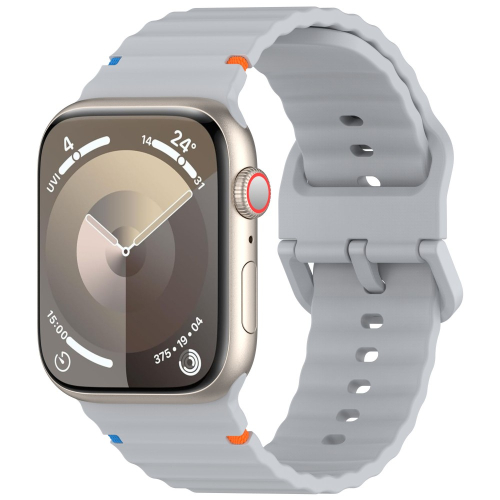 Bracelete Inmove Apple Watch Silicone Band 38/40/41/42mm Cinzento