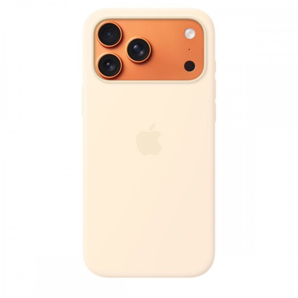 Capa iPhone 17 Pro Max Silicone with MagSafe ? Baunilha