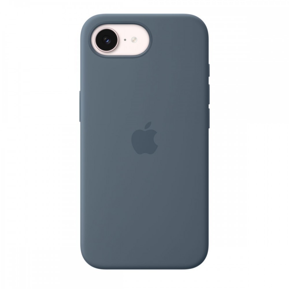 Capa iPhone 17e Silicone with MagSafe ? Azul-âncora