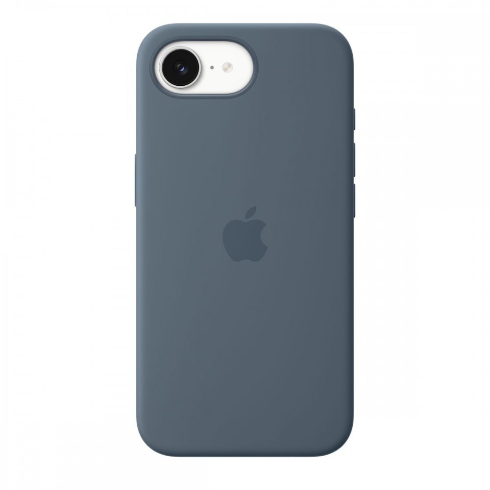 Capa iPhone 17e Silicone with MagSafe ? Azul-âncora