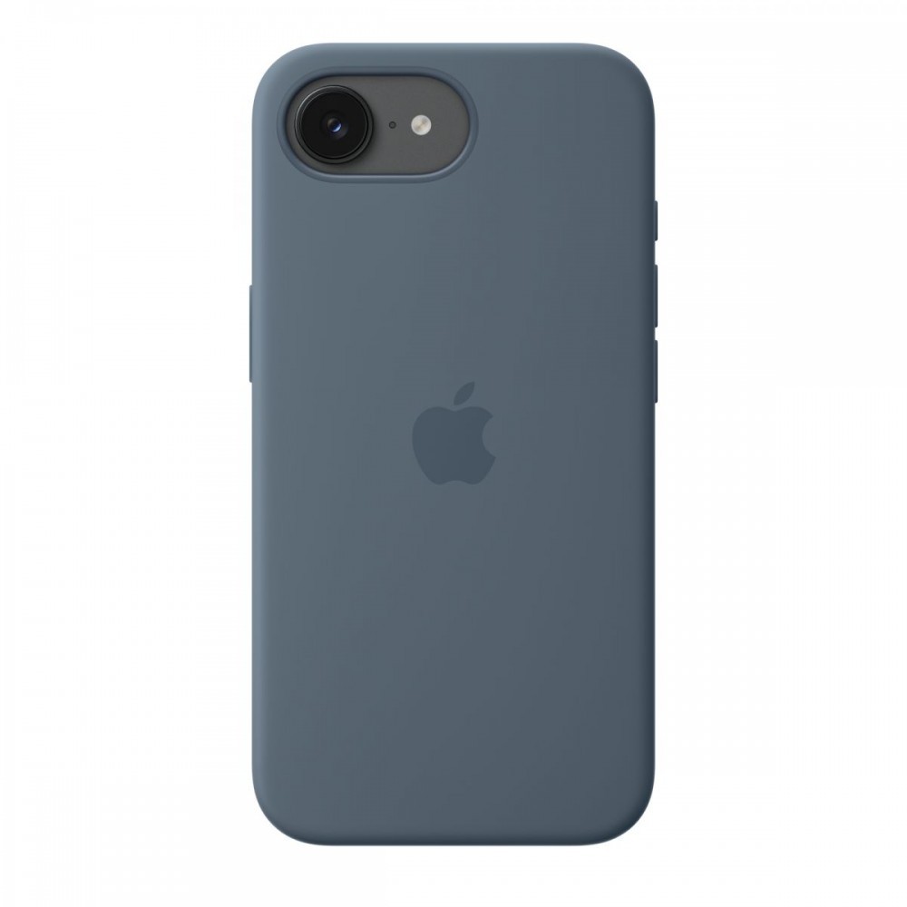 Capa iPhone 17e Silicone with MagSafe ? Azul-âncora