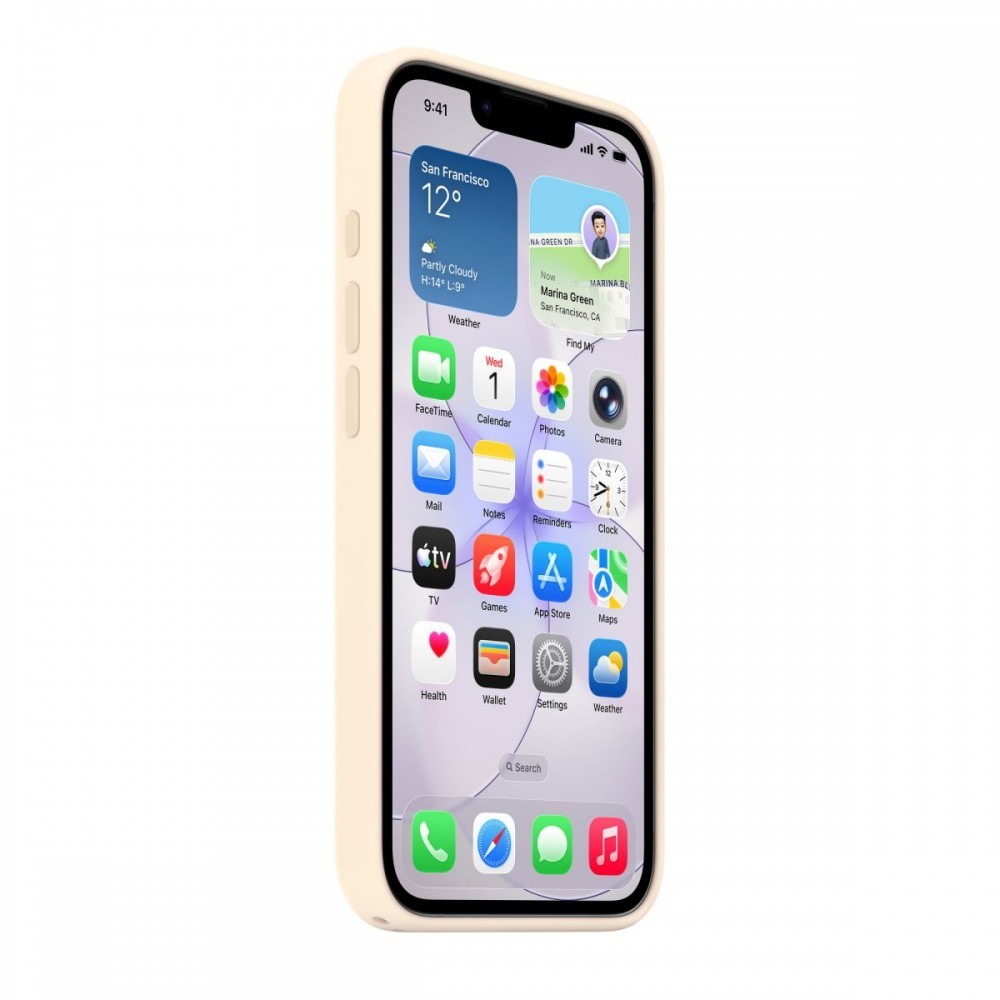 Capa iPhone 17e Silicone with MagSafe ? Baunilha