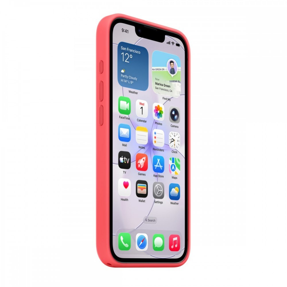 Capa iPhone 17e Silicone with MagSafe ? Goiaba-vivo