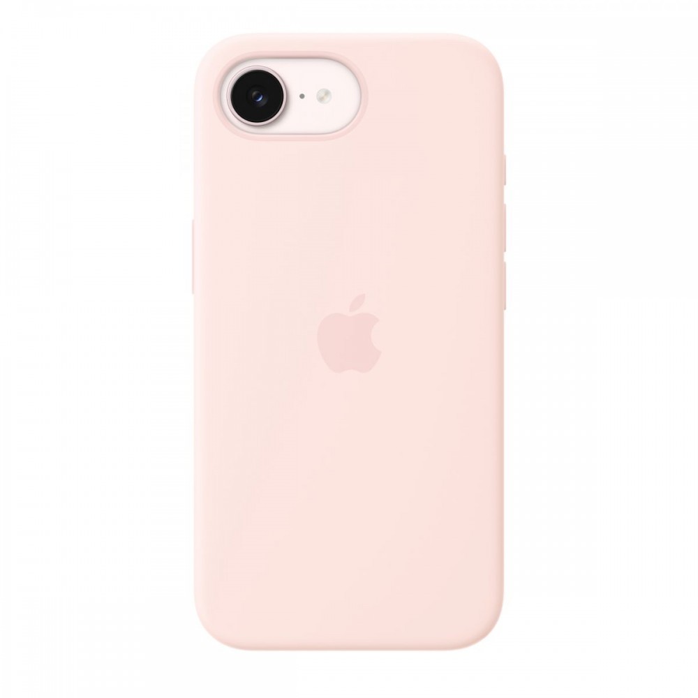 Capa iPhone 17e Silicone with MagSafe ? Rosa?pálido