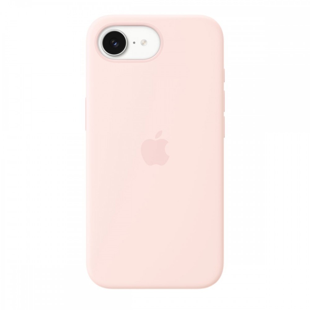 Capa iPhone 17e Silicone with MagSafe ? Rosa?pálido