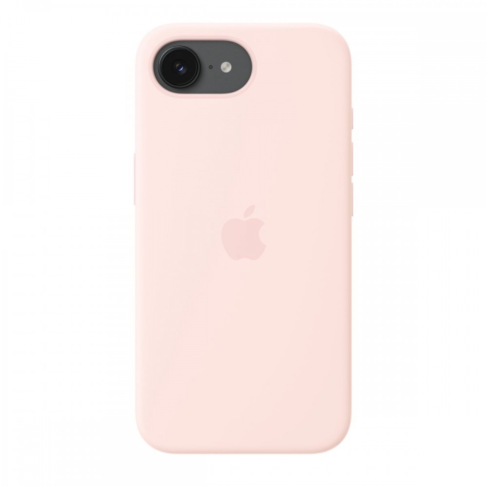 Capa iPhone 17e Silicone with MagSafe ? Rosa?pálido