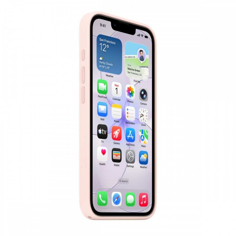 Capa iPhone 17e Silicone with MagSafe ? Rosa?pálido