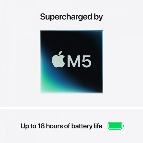Macbook Air 15P Apple M5 Chip c/ 10 Core Cpu/10 Core Gpu,24Gb,1Tb Ssd - Azul-céu