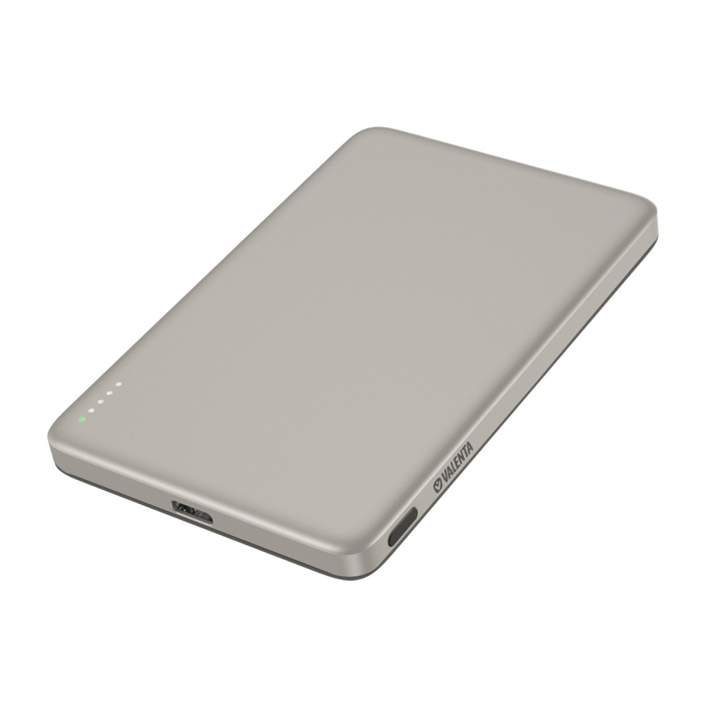 Valenta Powerbank Magsafe Ultra Slim 5.000 Mah Natural