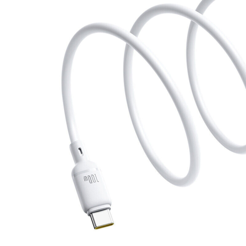 Cabo Baseus Silky Fast Charging Data Cable Usb-A To Usb-C 3A 1M Moon White