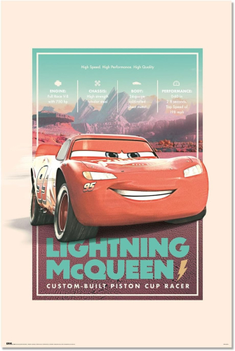Poster:Disney Pixar Cars – Vintage GPE6041