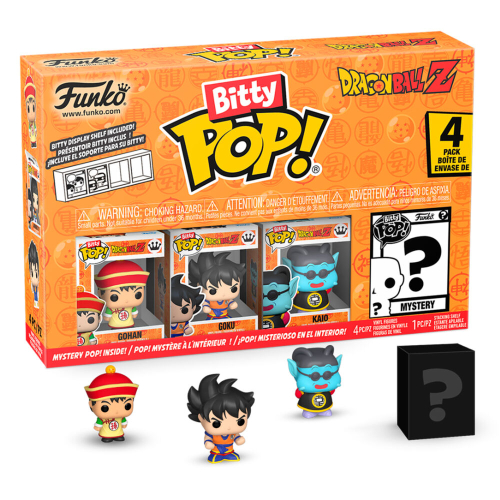 Funko Bitty POP! 4-Pack:Dragon Ball Z - Gohan (Gohan + Goku + Kaio + Mistery POP!)