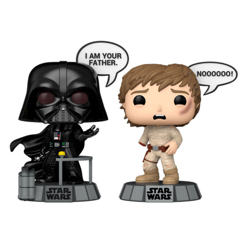 Figura Funko POP! Sayings:Star Wars - Darth Vader &Luke Skywalker (2 Pack / Bobbleheads)