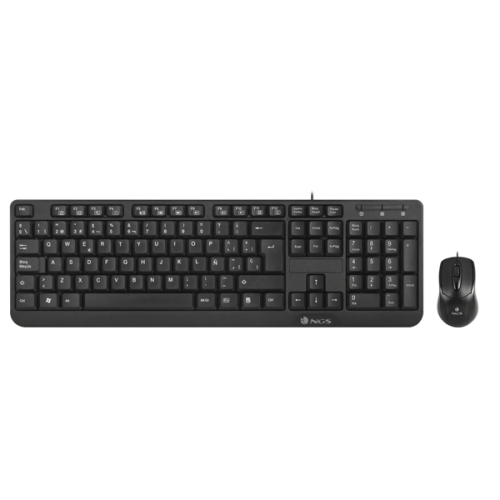 NGS TECLADO &RATO MULTIMEDIA USB BLACK