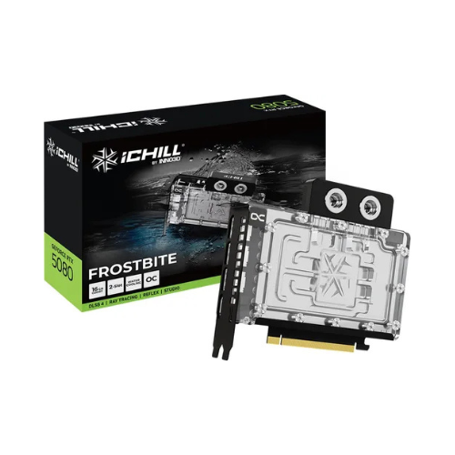 PLACA GRÁFICA INNO3D RTX 5080 16GB ICHILL FROSTBITE