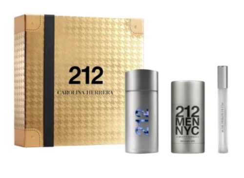 Carolina Herrera 212 Men Eau de Toilette 100ml+Desodorante Stick 75ml+10ml