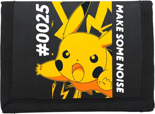 Carteira com Velcro - Pokémon:Pikachu (Make Some Noise)