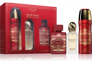 Lattafa Badee Al Oud Sublime Set 3 Unidades