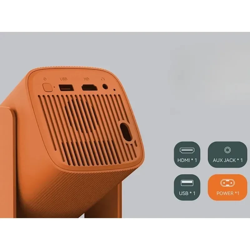 Projetor Wanbo Cube 1 350 Lúmenes HD Wi-Fi Orange