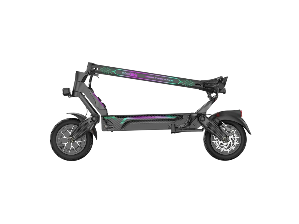 URBANGLIDE EON X AIR 1400W SCOOTER 11INCH 52V/20AH 3 SPEEDS UP TO 100KM RANGE UP TO 120KG BLACK