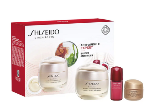 Shiseido Benefiance Wrinkle CREME SUAVIZANTE RUGS 3 Peças