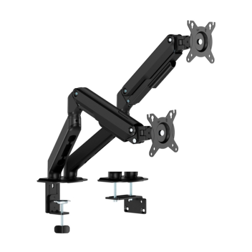 Aisems Suporte de Mesa Eco com Contrapeso Giratorio e Inclinável para Monitor/TV de 17-32"- 2 Braços e 3 Pivotes - Peso máximo 9Kg - Preto