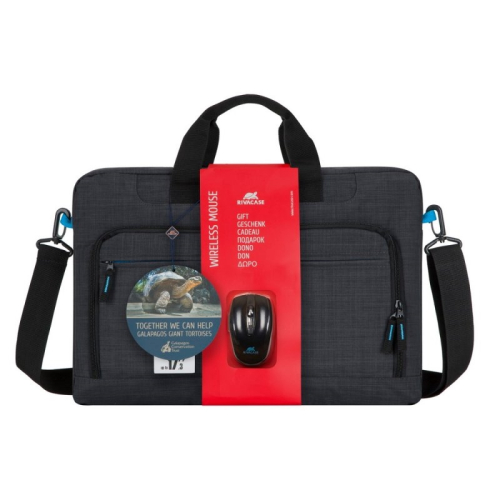 RIVACASE 8058 Bundle maletín 17,3"+ Rato inal.