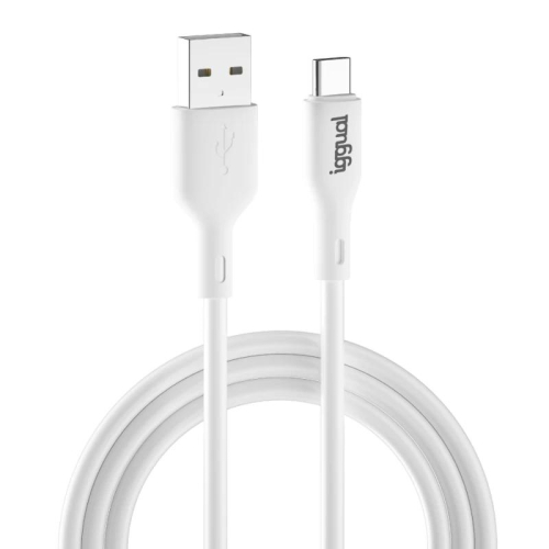 iggual Cabo USB-A/USB-C 100 cm Branco Q3.0 3A