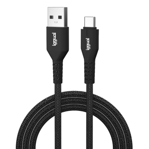 iggual Cabo USB-A a tipo C 3A 180 cm trançado