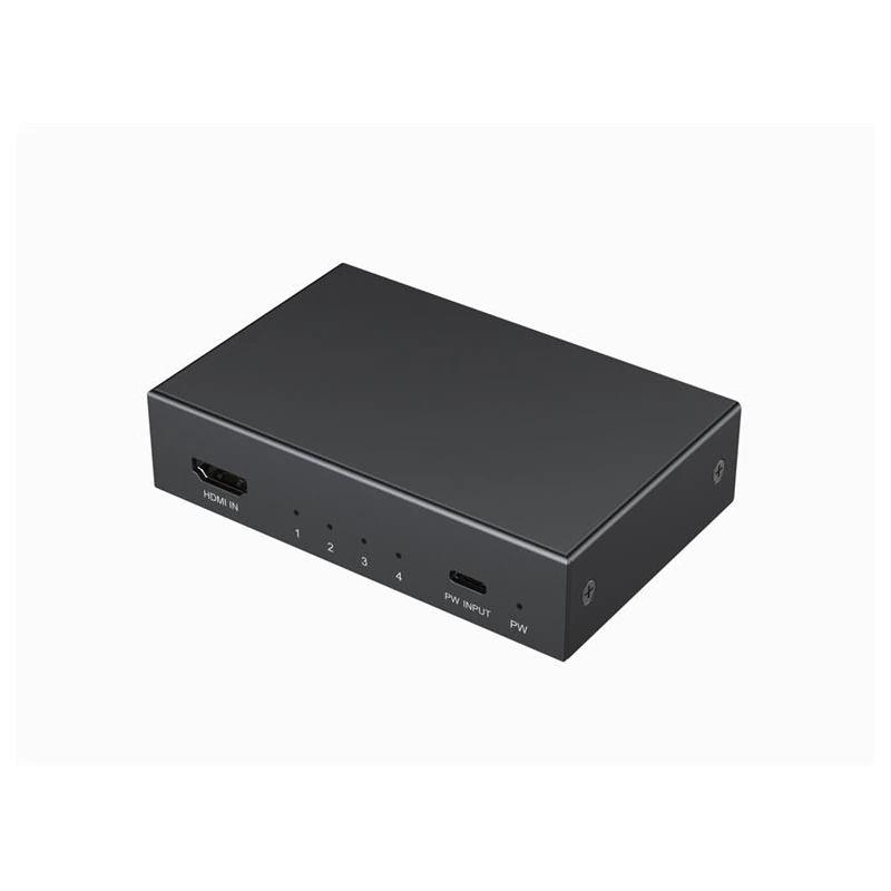 Gembird DSP-HDMI4K-4P-01 Divisor de HDMI 4 Portas Admite Vídeo 3D