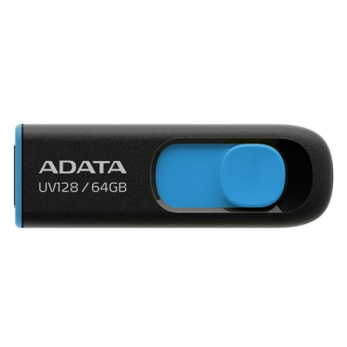 ADATA Pendrive Usb UV128 64GB USB 3.2 Preto/Azul