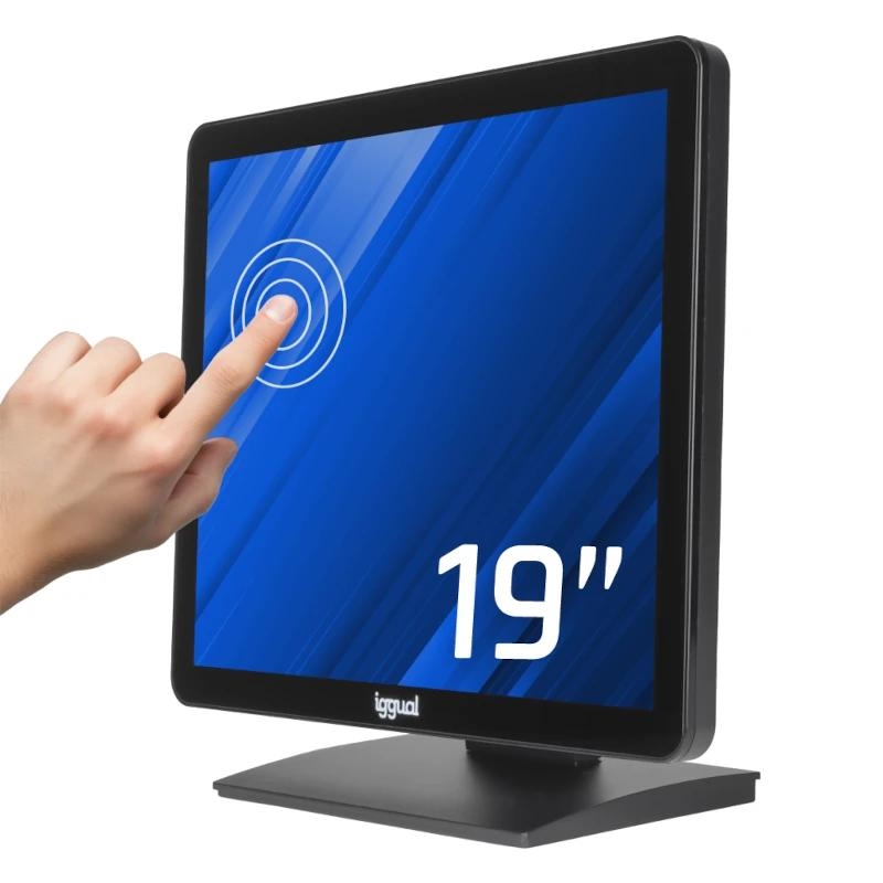 iggual Monitor táctil capacitivo 19"VGA HDMI USB