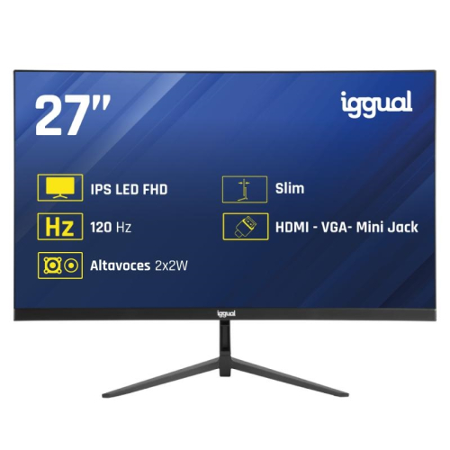 MONITOR IGGUAL 27"IPS 1ms FHD 120Hz VGA HDMI MM