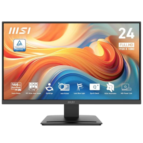 MSI MP251 E14L MONITOR 24.5"IPS 144h VGA HDMI DP
