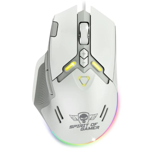 Spirit of Gamer Rato Elite M60 Blanco RGB
