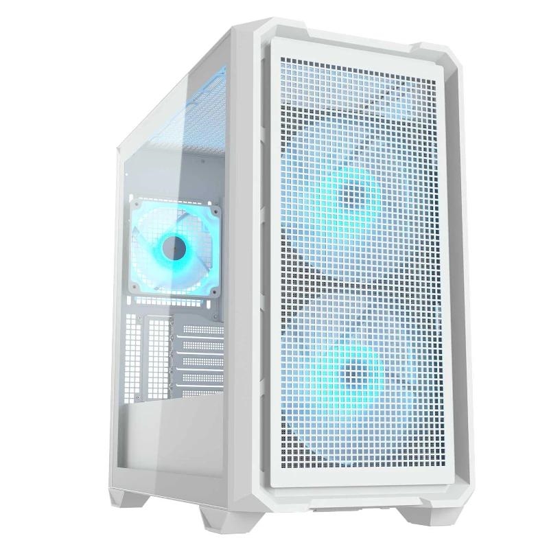 Caixa Cougar Mini-Tower MX600 Mini Rgb Branco