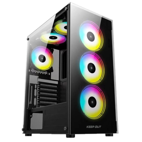 Keep Out Caixa ATX XC-210 Glass Black USB3.0