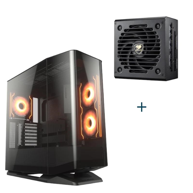 Cougar Caixa Fv270 Rgb + Fte Gex pro 750 80+Gold