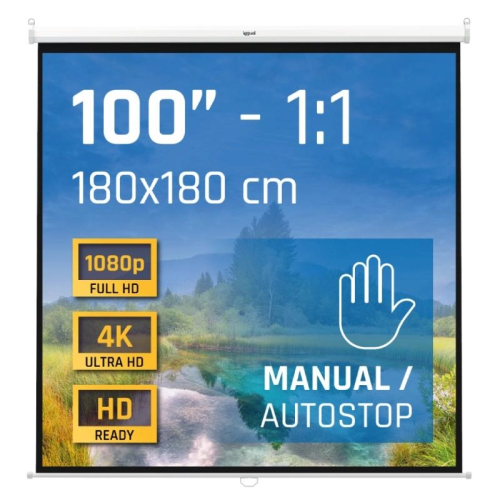 Tela iggual Manual 1:1 100"180x180 cm
