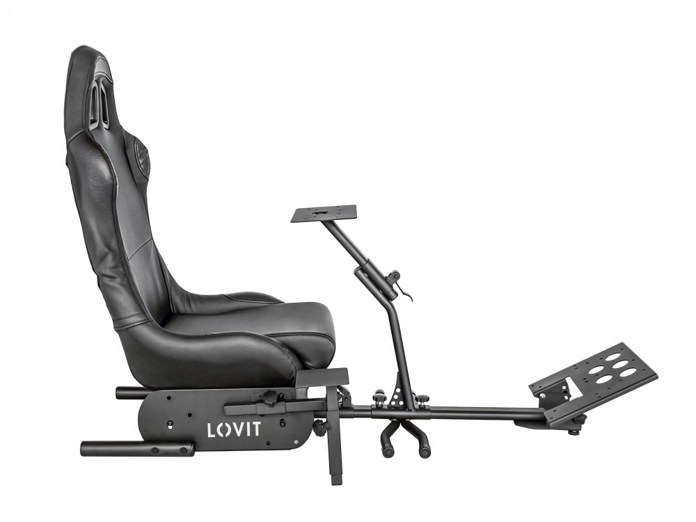 Cockpit Racing Simulator Lovit Silverstone Black