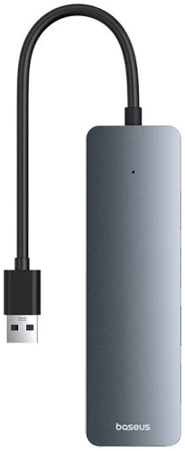 Hub Usb Baseus Ultrajoy Series 4-Port Hub Lite 15Cm Space Grey Usb-A To Usb3.0*4
