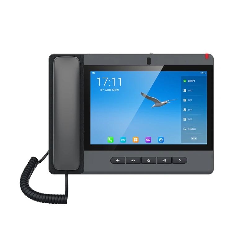 Fanvil A320,20 líneas SIP,Sistema Android Black