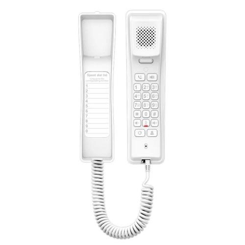 Fanvil H2U-W Teléfono IP Hotel,2 Líneas SIP,PoE