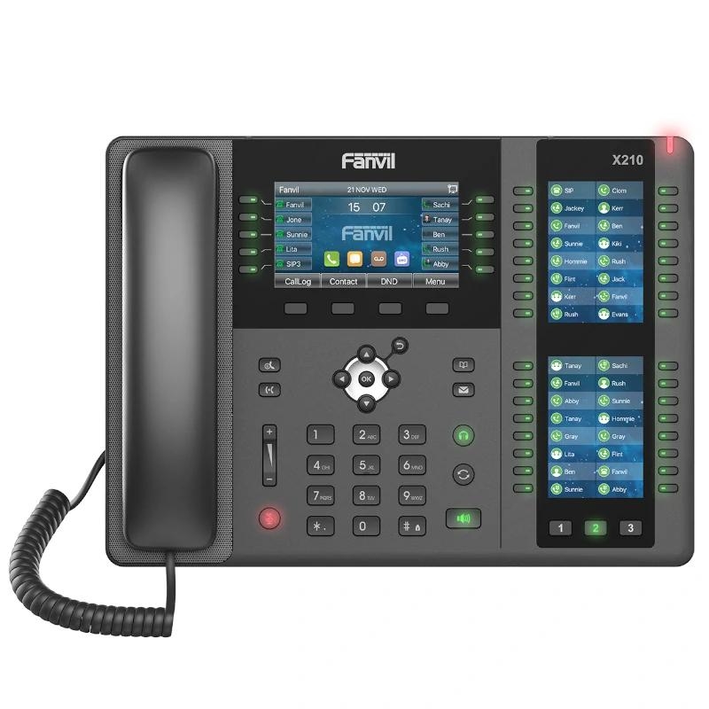 Fanvil X210,20 líneas SIP,106 teclas DSS