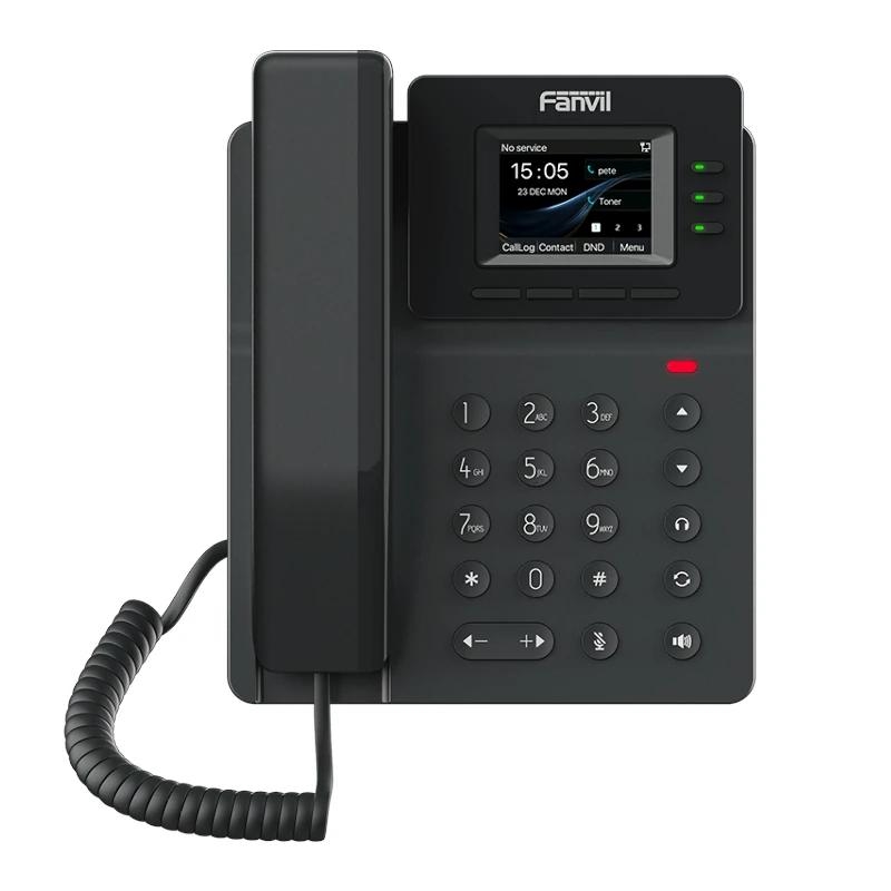 Fanvil V60P 4 líneas SIP Pantalla 2.4"Color PoE 2