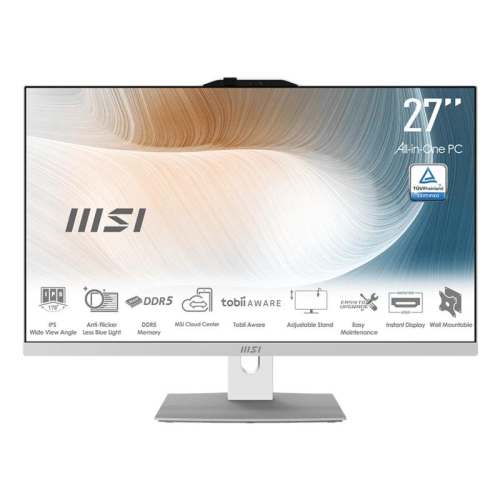 MSI AM272P-1053ES C7-150U 16GB 512 Sem Sistema Operativo (Teclado Espanhol) 27"Branco