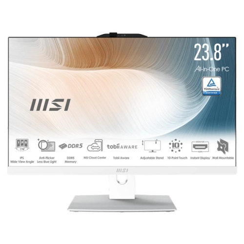 MSI AM242P-2202EU C7-150U 16GB 512 Sem Sistema Operativo (Teclado Espanhol) 24"Branco